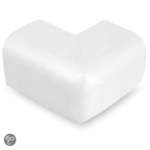 Afbeelding van Jippie's - Foam Tafelhoek voor scherpe hoek - Creme/Wit