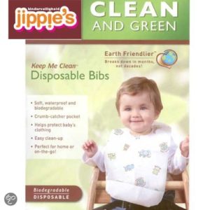 Afbeelding van Jippies - Clean Green Wegwerpslab In Reistasje