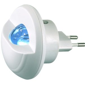 Afbeelding van Ranex LED nachtlicht met sensor draaibaar wit kunststof (RX 2608)
