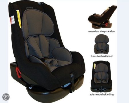 Afbeelding van Bebies First - Autostoel Remi Luxe Colorful - Black Anthracite