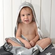 Afbeelding van Baby's Only - Omslagdoek Ster - Lichtgrijs