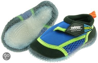 Afbeelding van Swimpy - Zwemveiligheid UV Strandschoentjes - Blauw - 26/27