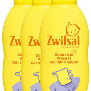 Afbeelding van Zwitsal - Zeepvrije Wasgel - 3 x 200 ml - Voordeelverpakking