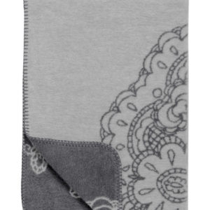 Afbeelding van Meyco katoenen deken Lace grijs/antraciet 75x100 cm