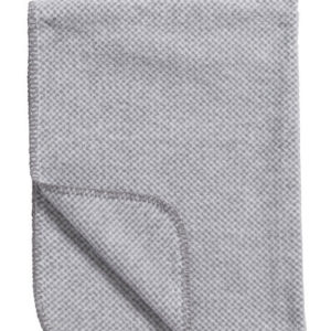Afbeelding van Meyco katoenen deken Stripy pepita grijs 120x150 cm