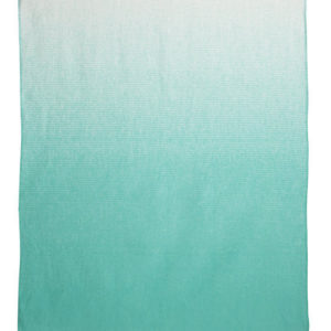 Afbeelding van Meyco katoenen deken Dip-Dye menthol 120x150 cm