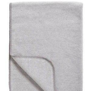 Afbeelding van Meyco katoenen deken uni grijs 120x150 cm