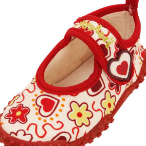 Afbeelding van Playshoes strandschoentjes voor kinderen - Hearts 34-35