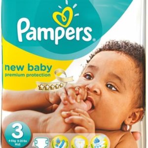 Afbeelding van Pampers Baby luier New Baby Maat 3 - 222 stuks