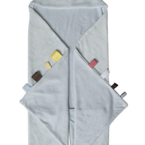 Afbeelding van Wrap Blanket Trendy Wrapping Fading Blue  (80x80cm)