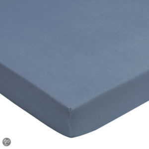 Afbeelding van Jollein - Hoeslakentje Jersey 75x150 cm - Blauw