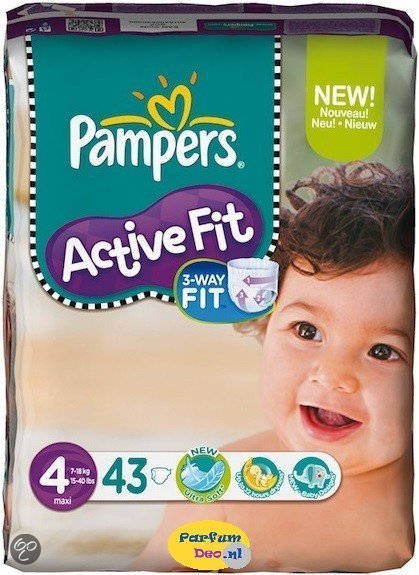 Perforeren Ijveraar avond Pampers Active Fit - Luiers Maat 4 - Voordeelpak Maxi 43st - Zwanger en  Ouder Shop