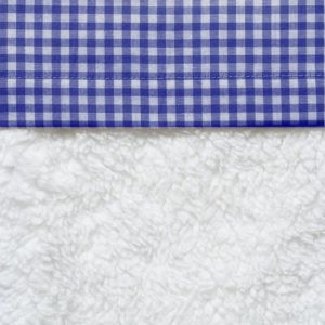 Afbeelding van Cottonbaby Boerenbont - Ledikantlaken 120x150 cm - Kobaltblauw