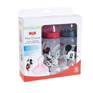 Afbeelding van NUK First Choice - Voedingsflessen Mickey