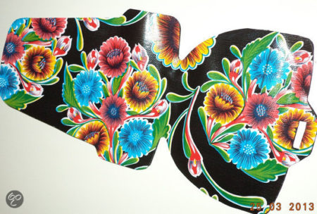 Afbeelding van Atelier Du Baj - Inlay voor Bobike Mini - Floral Zwart