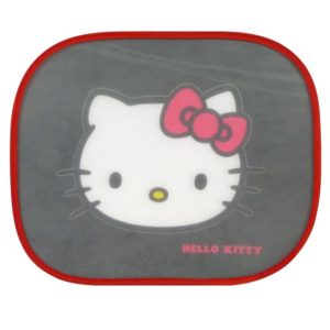 Afbeelding van Hello Kitty - Zonnescherm zijruit set van 2 - Grijs