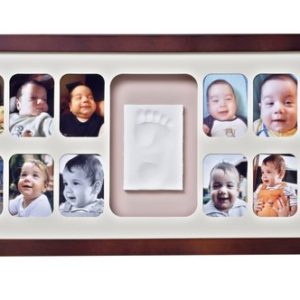 Afbeelding van Baby Memory Prints - Fotolijst 12 maanden - Mahonie