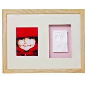 Afbeelding van Baby Memory Prints - Fotolijst met gipsafdruk - Naturel