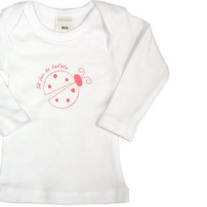 Afbeelding van Shirt Wit MT 50/56 Ik ben de liefste Bebies First