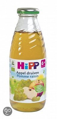 Afbeelding van HiPP Bio sap 6m - Appelen Druiven - 500ml