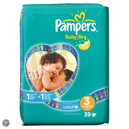 Afbeelding van Pampers Baby Dry - Luiers Maat 3 Midpak 39 stuks