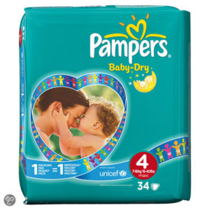 Afbeelding van Pampers Baby Dry - Luiers Maat 4 Midpak 34 stuks
