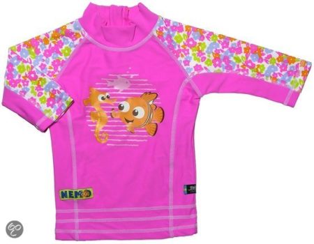 Afbeelding van Swimpy - Zwemveiligheid UV shirt - Nemo Roze - 1/2 Jaar (80-92)