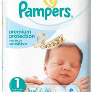 Afbeelding van Pampers New Baby Sensitive - Maat 1 Voordeelpak 39 luiers
