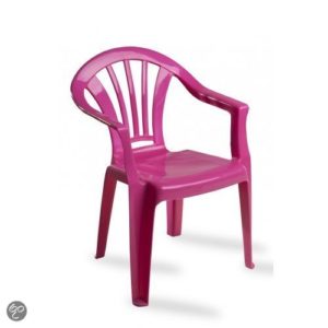Afbeelding van Colorfull Collection Kinderstoel Tuinstoel Roze