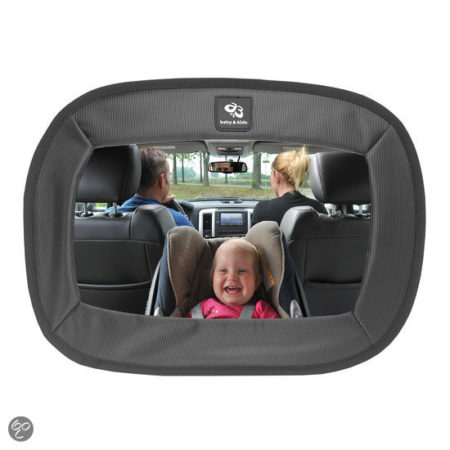 Afbeelding van A3 Baby & Kids - extra grote autospiegel - zwart