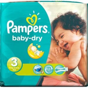 Afbeelding van Pampers Baby luier Baby Dry Maat 3 - 120 stuks