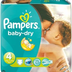 Afbeelding van Pampers Baby luier Baby Dry Maat 4 - 200 stuks