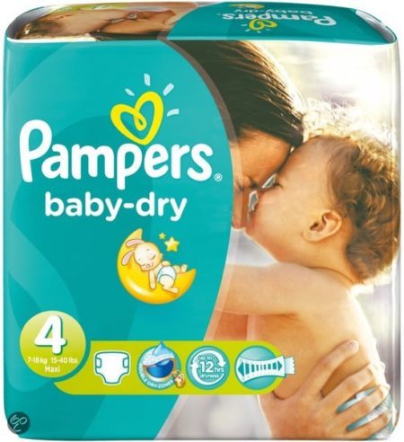 Afbeelding van Pampers Baby luier Baby Dry Maat 4 - 120 stuks