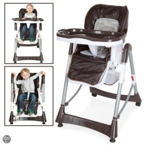 Afbeelding van Kinderstoel kinderstoeltje babystoel bruin 400785