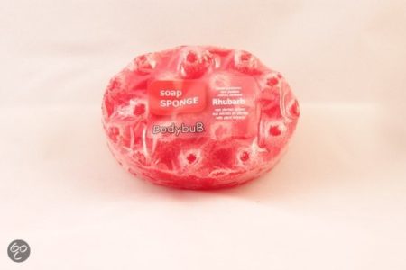 Afbeelding van Bodybub Badsponzen 175gr - Rhubarb