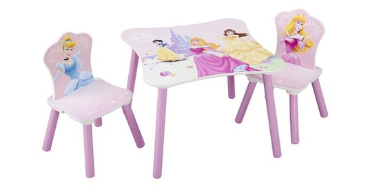 Afbeelding van Tafel met 2 stoeltjes Princess