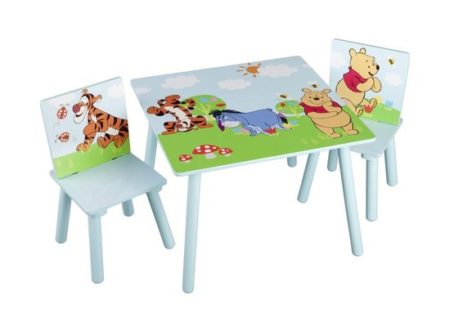 Afbeelding van Tafel met 2 stoeltjes Winnie the Pooh
