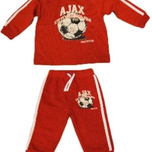 Afbeelding van Ajax Pyjama Baby - Maat 50-56 - Rood / Wit