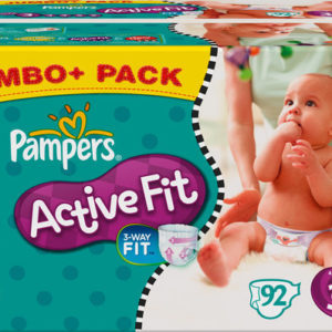 Afbeelding van Pampers Active Fit - Luiers Maat 3 - Jumbo Pack plus 92st