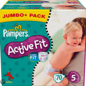 Afbeelding van Pampers Active Fit - Luiers Maat 5 - Jumbo Pack plus 70st