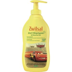 Afbeelding van Zwitsal Jongens 2In1 Shampoo & Douchegel Cars - 400 ml - Baby