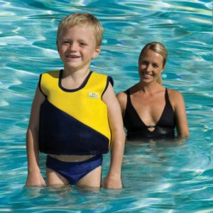 Afbeelding van Hydrokids - Zwemvest Swim Trainer Jacket maat 1 (1-2 jaar) - Blauw/Geel