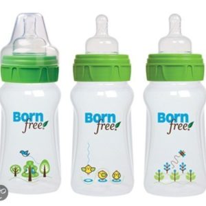 Afbeelding van BornFree Babyfles Deco 150 ml - Transparant