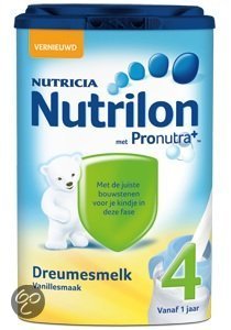 Afbeelding van Nutrilon 4 - Dreumes groeimelk Vanille poeder 800 gram