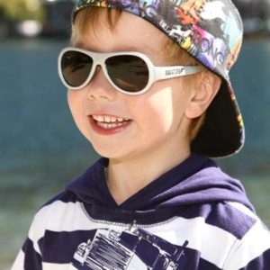 Afbeelding van Babiators - Onbreekbare baby zonnebril met Verlies & Breuk garantie - Wicked White 3-7 jaar