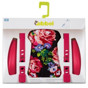 Afbeelding van Widek - Qibbel Luxe Stylingset voor Voorzitje - Blossom Roses Zwart