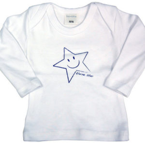 Afbeelding van Shirt Wit MT 62/68 Kleine ster Bebies First