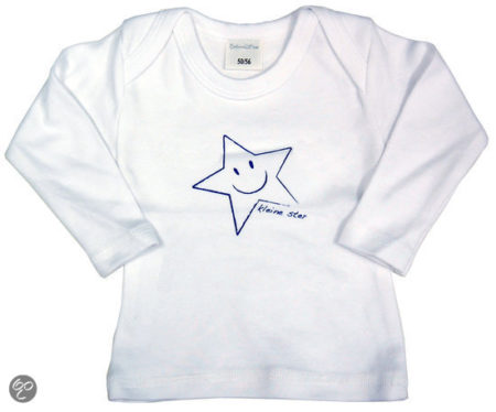 Afbeelding van Shirt Wit MT 62/68 Kleine ster Bebies First
