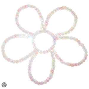 Afbeelding van Taftan - Dekbedovertrek beads - 100 x 135 cm - flower wit