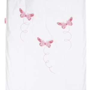 Afbeelding van Taftan - Dekbedovertrek vlinders - 100 x 135 cm - roze/rood